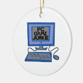 PC Game Junkie Keramisch Ornament (Links)