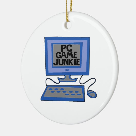 PC Game Junkie Keramisch Ornament (Links)