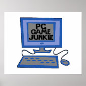 PC Game Junkie Poster (Voorkant)