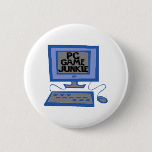 PC Game Junkie Ronde Button 5,7 Cm