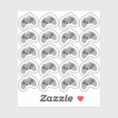 PC-gamecontroller Gaming Bujo-planner  Sticker (Vel)