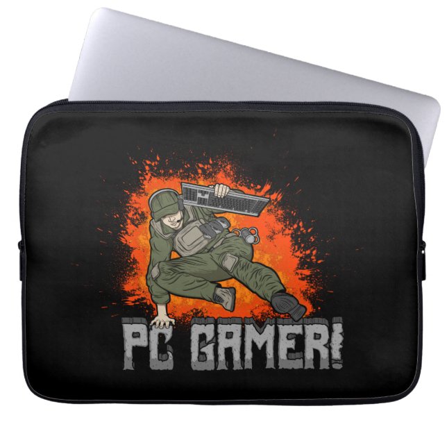 PC Gamer! Laptop Sleeve (Voorkant)