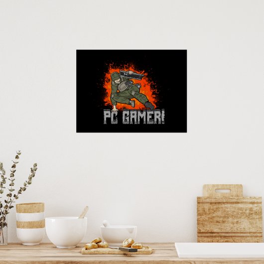 PC Gamer! Poster (Keuken)