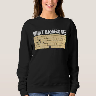 PC-gamer WASD-meme Wat gamers zien Videogames Trui