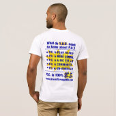 PC is 100% B.S. T-shirt (Achterkant volledig)