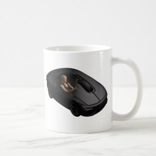 PC Mouse-Car: Klik op de snelheid van een supercar Koffiemok