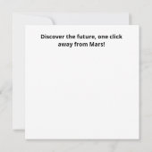 PC Mouse-ruimtevaartuig: Scroll op Mars - Missie 0 Kaart (Achterkant)