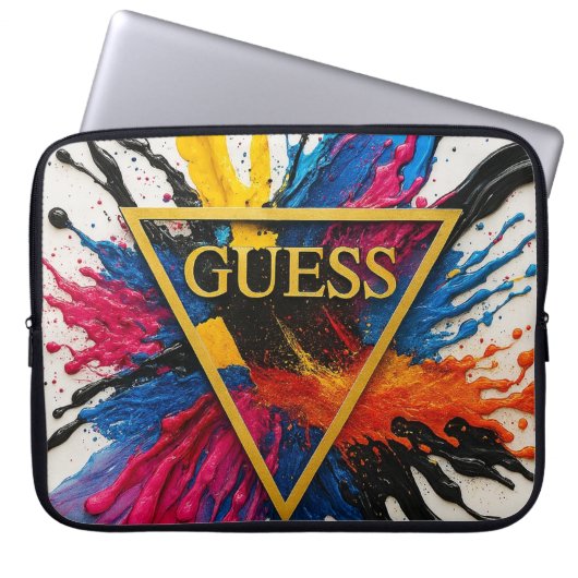 pc-reistas (guess) laptop sleeve (Voorkant)