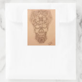 PC-SKuLL Vierkante Sticker (Tas)