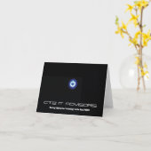 PC-technicus voor reparatie van computer Kaart (Gele Bloem)