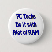 PC Techs Button (Voorkant)