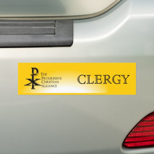 PCA Clergy Bumpersticker (Op auto)