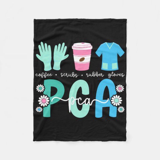 PCA Coffee Scrubs Patiëntenzorg Instant PCA Verple Fleece Deken (Voorkant)