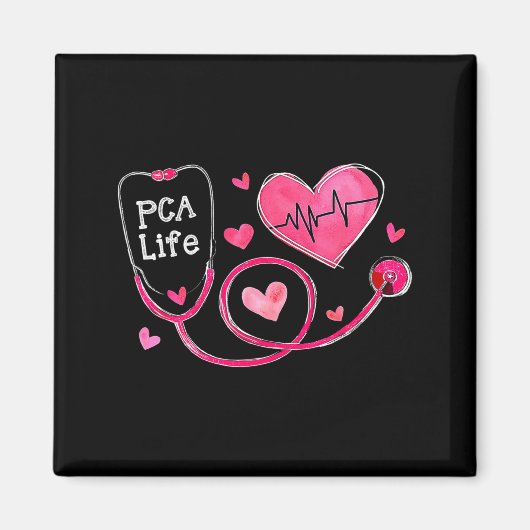 Pca Life Valentine Heart Stethoscope  Magneet (Voorkant)
