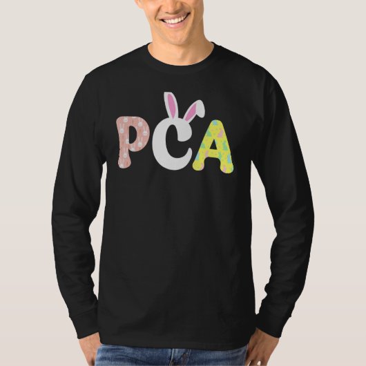 PCA Verpleegkundige Leven Stethoscoop Scrub Paasda T-shirt (Voorkant)