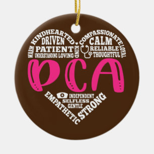 PCA Zuster Love Nursing Studenten CNA RN Life Nurs Keramisch Ornament
