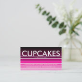 PCAKEERT roze staal Visitekaartje (Staand voorkant)