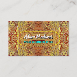 PCB, Elektronische Printplaat QR - Goud Visitekaartje