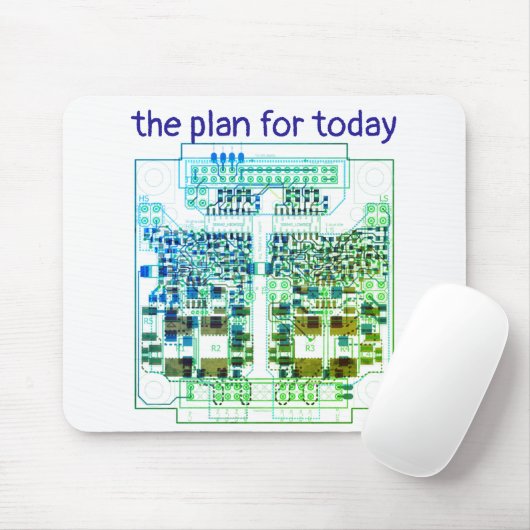 PCB Gedrukte schakelkaart Platinen-Pad mit Plan Muismat (Met muis)