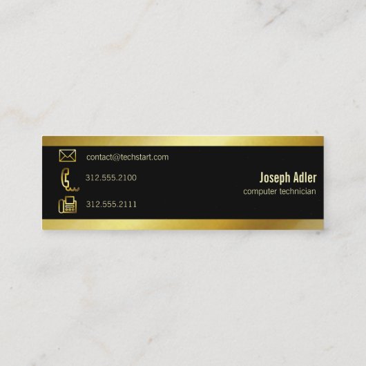 pcb liniaal technisch qr visitekaartje (Achterkant)