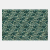 PCB-patroon Quirky Abstracte Elektronische Geek Inpakpapier Vel (Voorkant 3)