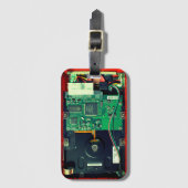 PCB-plaat, elektronische onderdelen en gedrukte sc Bagagelabel (Voorkant (verticaal))