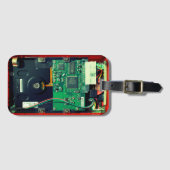 PCB-plaat, elektronische onderdelen en gedrukte sc Bagagelabel (Voorkant (horizontaal))