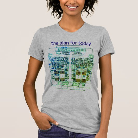 PCB Printed Circuit Board Platinen-Shirt mit Plan  T-shirt (Voorkant)