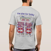 PCB Printed Circuit Board Platinen-Shirt mit Plan T-shirt (Achterkant)