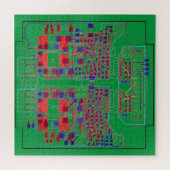 PCB printplaat Platinen-Puzzle Puzzle Legpuzzel (Horizontaal)