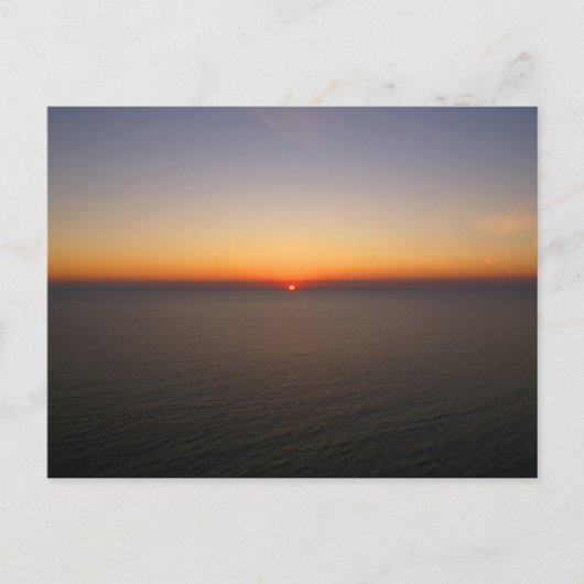 PCB Sunset Wish U Was Here Briefkaart (Voorkant)