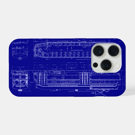 PCC Blueprint iPhone Case iPhone Hoesje (Achterkant horizontaal)
