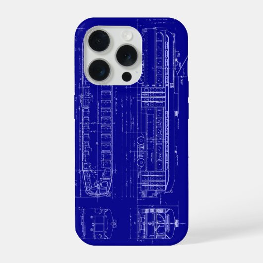 PCC Blueprint iPhone Case iPhone Hoesje (Achterkant)