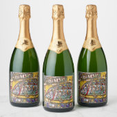 PCC Graveyard Stain Glass Sparkling Wine Btl Label Wijnetiket (Flessen)