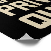 PCC Streetcar Rollsign (IKEA Lijst Sized) Poster (Hoek)