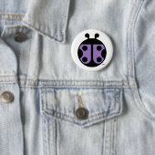 PCDH19 Alliance Ladybug Circle Pin Ronde Button 5,7 Cm (In situ)