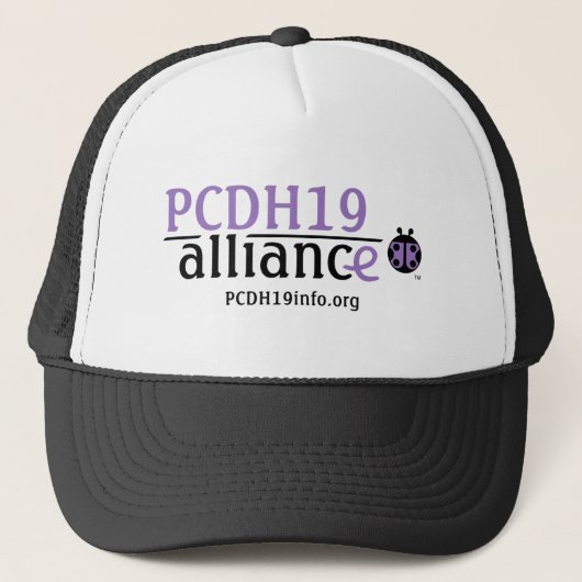 PCDH19 Alliance Logo Trucker Hat Trucker Pet (Voorkant)