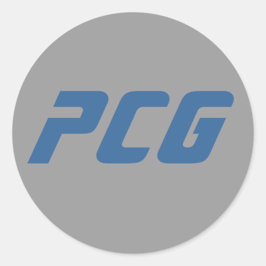 PCG RONDE STICKER (Voorkant)