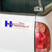 PCGW-Bumpersticker #HillaryAnyQuesHillary Bumpersticker (Op Truck)