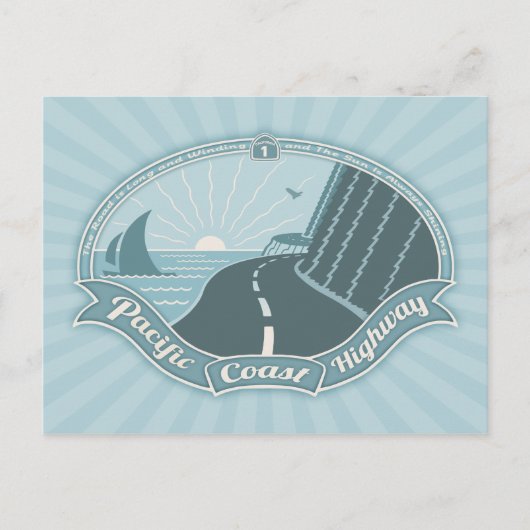 PCH Winding Shining Briefkaart (Voorkant)