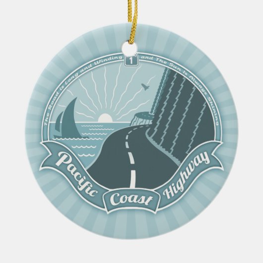 PCH Winding Shining Keramisch Ornament (Voorkant)