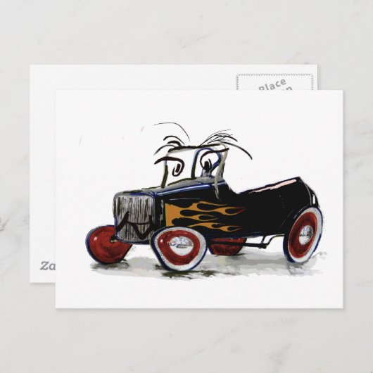 PCHotRod02 Briefkaart (Voorkant / Achterkant)