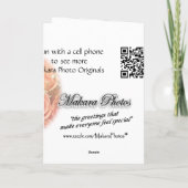 PchRosesAnniversary-elke gelegenheid aanpassen Kaart (Achterkant)