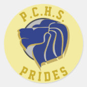 PCHS Bluemane Sticker (Voorkant)