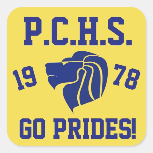 PCHS Prides Sticker (Voorkant)
