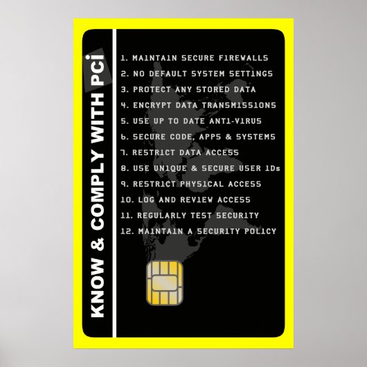 PCI Security Awareness Poster (Voorkant)