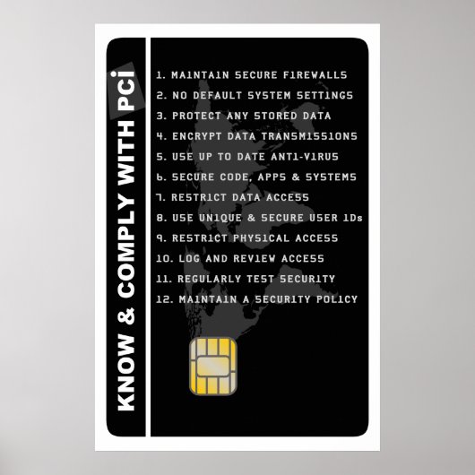 PCI Security Awareness Poster (Voorkant)