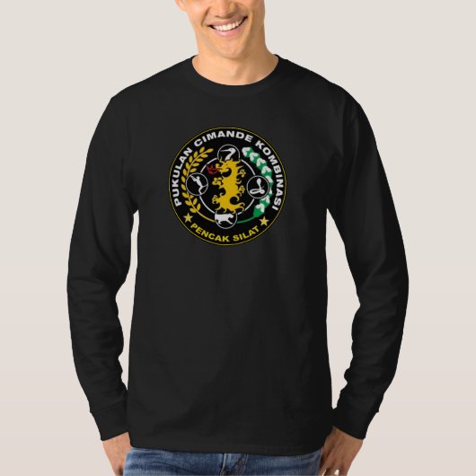 PCK SILAT-TRAINING SHIRT LANG GESLAGEN (Voorkant)