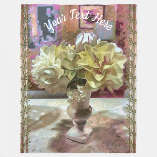 PCM1 van de eerste lentevloer Fleece Deken (Voorkant)