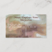 PCM1-Visitekaartje van de eerste lentevloer Visitekaartje (Achterkant)